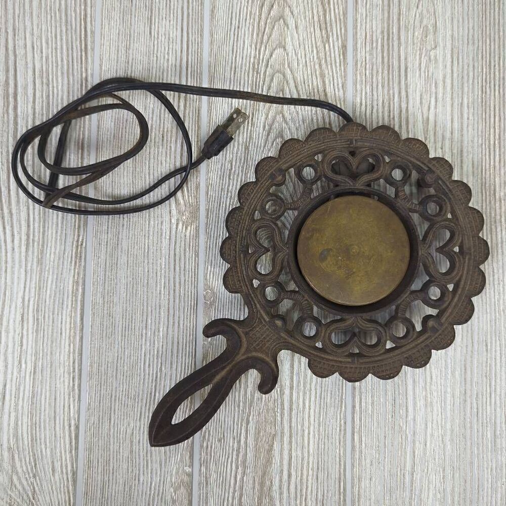Vintage Sears Roebuck & Co Kenmore Electric Trivet with Power Cord Works 10"